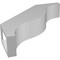 Ekena Millwork 3-in. W x 14-in. D x 14-in. H Funston Architectural Grade PVC Knee Brace BRCP03X14X14FST - alternate 5